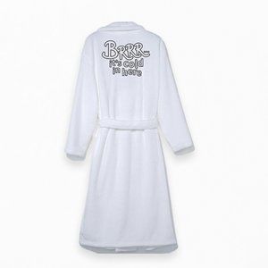 NWT COCUS POCUS Brrrr It's Cold in Here Plush Bathrobe - O/S